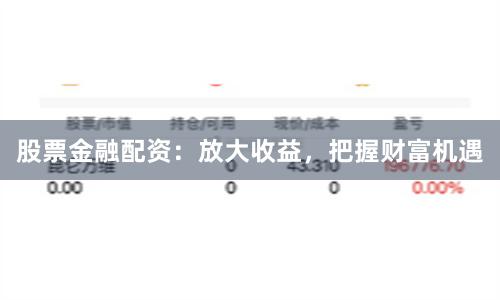 股票金融配资：放大收益，把握财富机遇